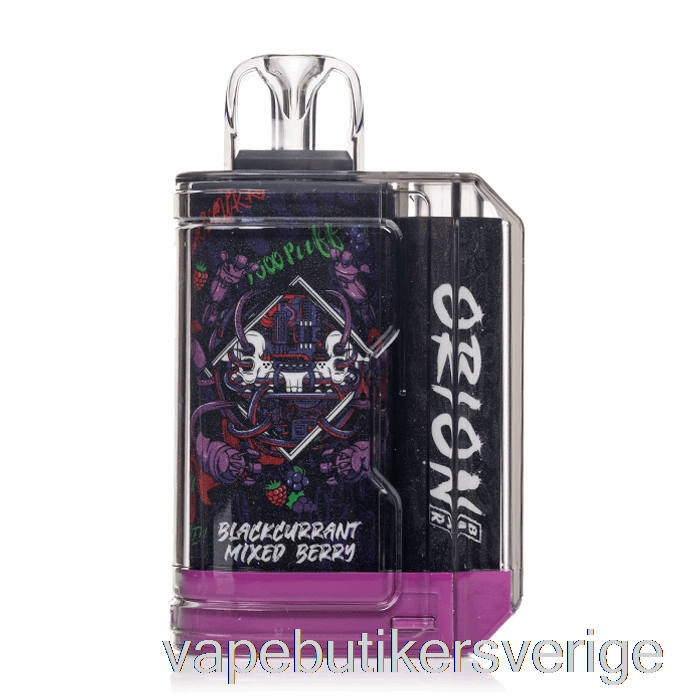 Vape Sverige Lost Vape Orion Bar 7500 Engångssvarta Vinbärsblandade Bär
